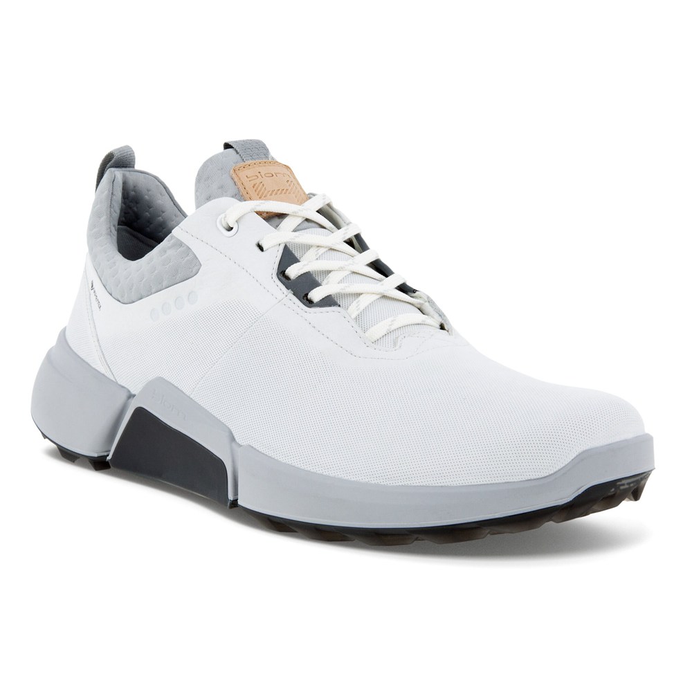 ECCO Mens Golf Shoes White - Biom H4 - PNR-952617